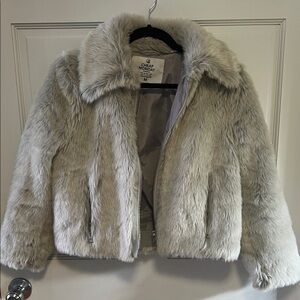 Cheap Monday Faux Fur Teddy Jacket - Cream